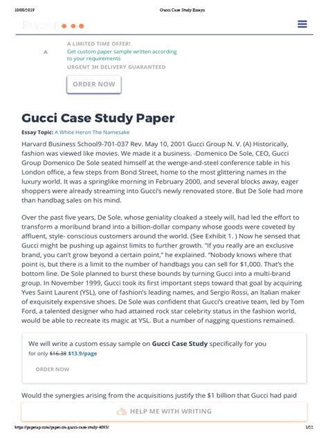 gucci case study pdf|gucci products pdf.